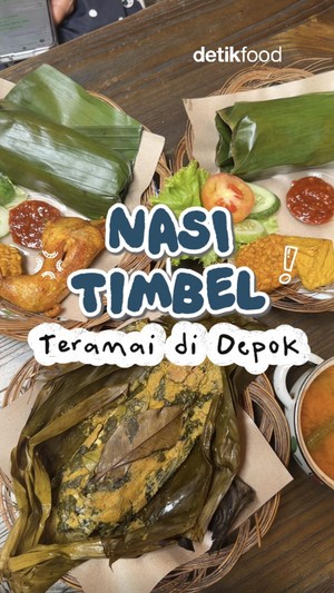 Video: Komplet! Nasi Timbel di Depok dengan Lauk Gepuk dan Sayur Asem
