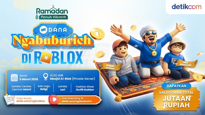 Ngabuburich di Roblox Bareng DANA, Ada Hadiah Jutaan Rupiah
