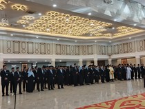 Gubsu Bobby Lantik 11 Pejabat Eselon II, Berikut Daftarnya
