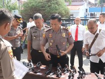 Cegah pelanggaran, Pistol Polisi Kota Probolinggo Diperiksa Propam