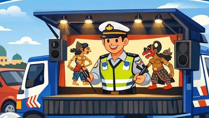 Poster layanan mudik dari Polres Purbalingga.