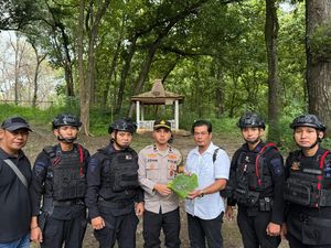 Mortir Temuan Warga Ponorogo Dimusnahkan Tim Gegana di Hutan Badegan