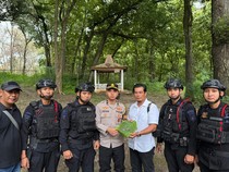 Mortir Temuan Warga Ponorogo Dimusnahkan Tim Gegana di Hutan Badegan