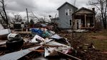 Kerusakan Terjadi Usai Badai dan Peringatan Tornado di Michigan