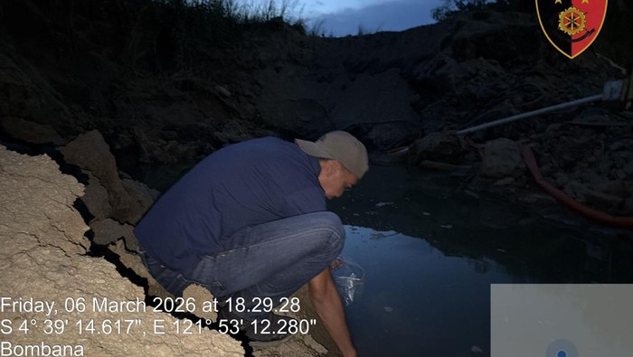 **Bareskrim Tangkap 20 Ton Antimoni dari Tambang Ilegal di Sultra**