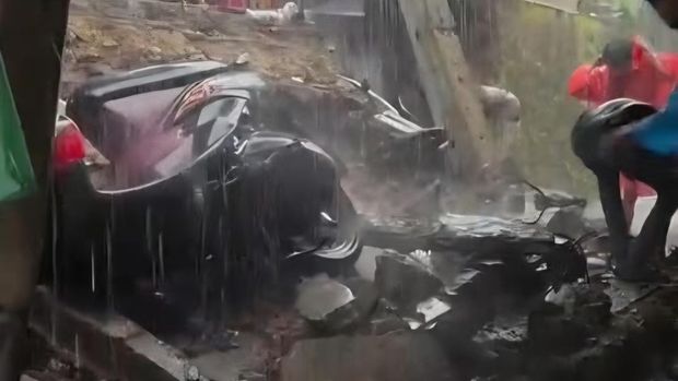 Hujan deras di Kota Bogor menyebabkan banjir dan longsor. (dok.istimewa)