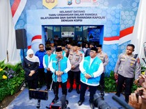Temui Buruh Jatim, Kapolri Sampaikan Pesan Presiden Jaga Persatuan-Kesatuan