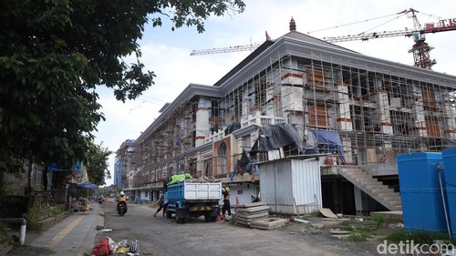 Kompleks bangunan sisi barat dan sisi timur Puspem Gianyar, Jumat (6/3/2026). (Foto: Aryo Mahendro/detikBali)
