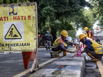 Pembenahan Jalan Nasional di Jalur Jakarta-Bogor Jelang Mudik Lebaran