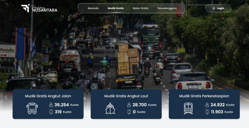 Program mudik gratis Kemenhub 2026