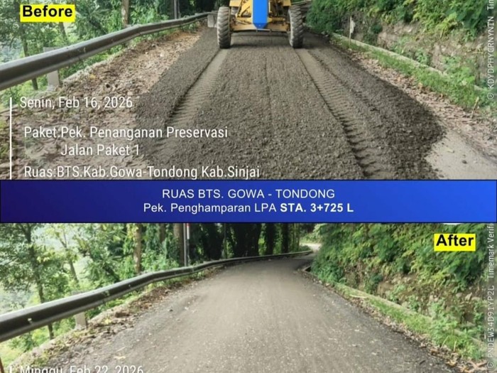 Program pembangunan jalan lewat skema MYP Pemprov Sulsel.