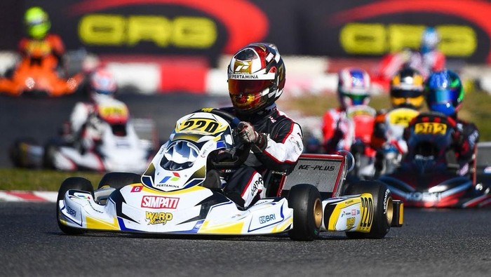 Qarrar Firhand Ali finis 10 besar di WSK Super Master Series R4.