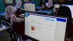 Siswa SD di Bandung Jalani Gladi Bersih Tes Kemampuan Akademik