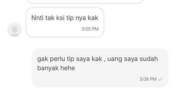 Tip? HAHAHAHA. Foto: X/mudahtertawa_  