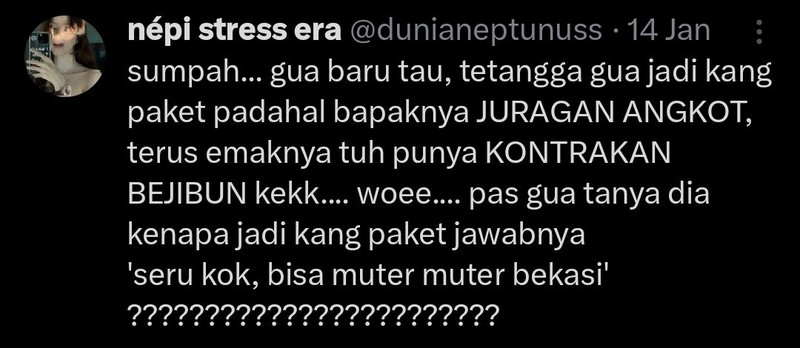 Orang kaya kalau gabut emang begini ya, detikers? Kalau kamu, pernah ngalamin hal serupa juga, nggak?