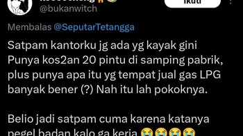 Definisi bos adalah diri sendiri. Mau kerja hayo, nggak kerja juga nggak papa. Foto: X/bukanwitch