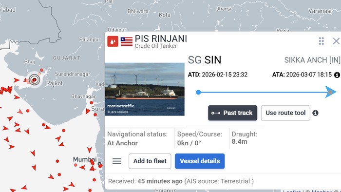 4 Kapal Pertamina Dipantau Pakai MarineTraffic