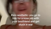 Viral Kisah Influencer Pergi ke Iran Untuk Oplas Hidung, Berakhir Terjebak