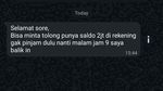 Awas Penipuan! WhatsApp dari Atalarik Syach Pinjam Uang Rp 2 Juta