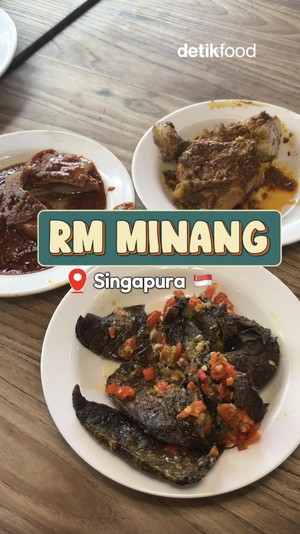 Video: Eksis Sejak 1954, RM Minang di Singapura Punya Paru Balado Autentik