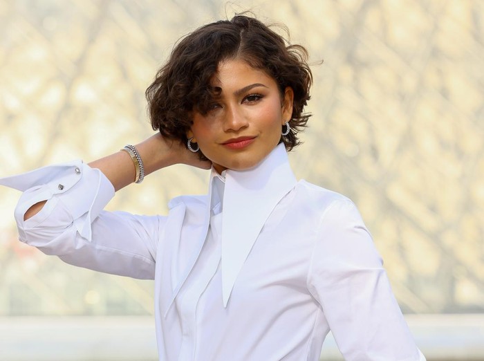 PARIS, FRANCE - MARCH 10: (EDITORIAL USE ONLY - For Non-Editorial use please seek approval from Fashion House) Zendaya Coleman attends the Louis Vuitton Womenswear Fall/Winter 2026-2027 show as part of Paris Fashion Week on March 10, 2026 in Paris, France. (Photo by Marc Piasecki/WireImage)