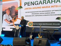 Jamintel Hadiri Konsolidasi Abpednas di Karawang, Perkuat Tata Kelola Desa