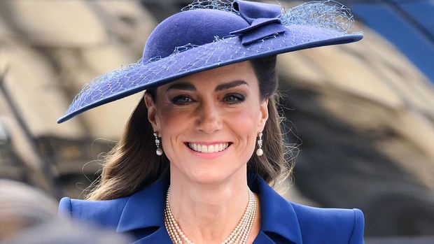 Kate Middleton & Pangeran William LONDON, ENGLAND - MARCH 09: Catherine, Princess of Wales and Prince William, Prince of Wales attend the Commonwealth Day Service at Westminster Abbey on March 09, 2026 in London, England. (Photo by Samir Hussein/WireImage)