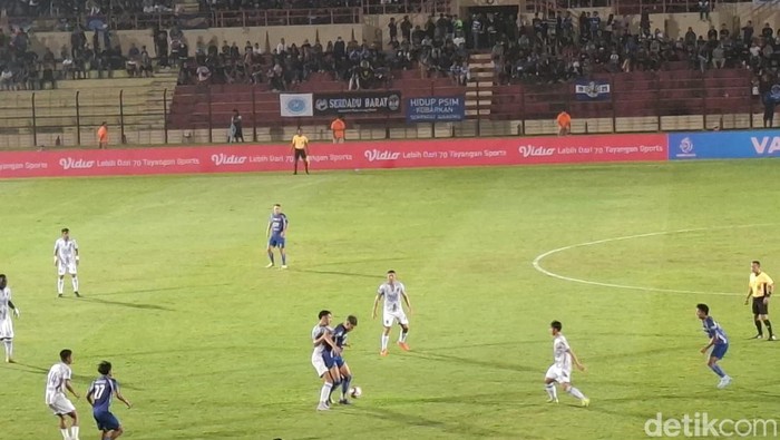 Laga antara PSIM Jogja vs Persijap Jepara di Stadion Sultan Agung, Bantul, Rabu (11/3/2026)
