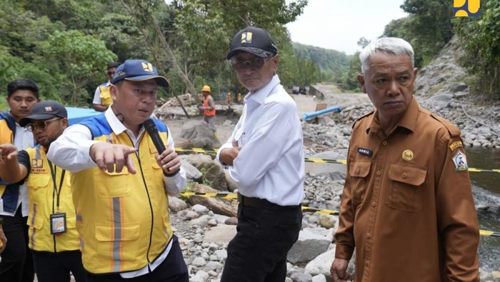 Menteri PU Cek SPAM Lampahan di Bener Meriah, Layanan Air Dipulihkan