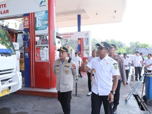 Kapolres dan Wabup Rohil Cek SPBU, Pastikan Stok BBM dan Elpiji Aman