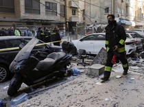 Video: Detik-detik Rudal Israel Hantam Gedung di Beirut Lebanon!