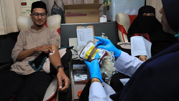 Safari Donor Darah Ramadan, PMI Banda Aceh Sambangi Masjid