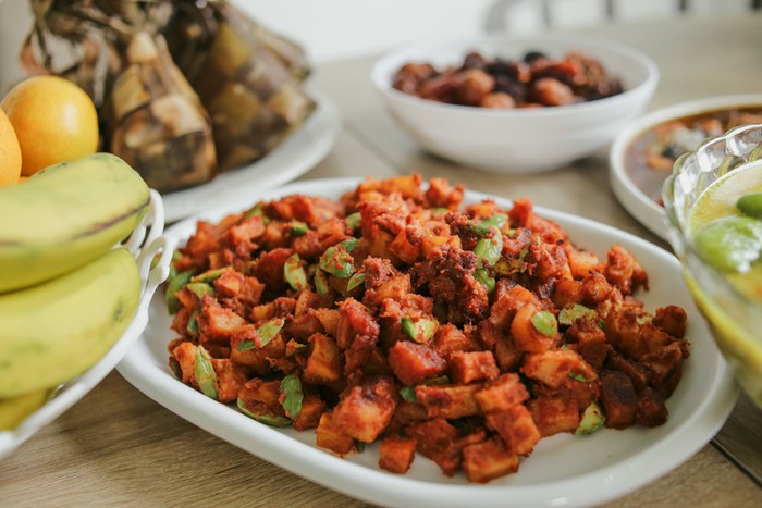 Sambal goreng ati untuk hidangan lebaran.