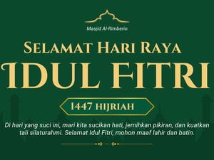 45 Spanduk Idul Fitri 2026 Lengkap Ucapan Lebaran yang Menarik
