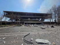 Stadion Raksasa di Teheran Dihantam Rudal, Bangunan Langsung Runtuh