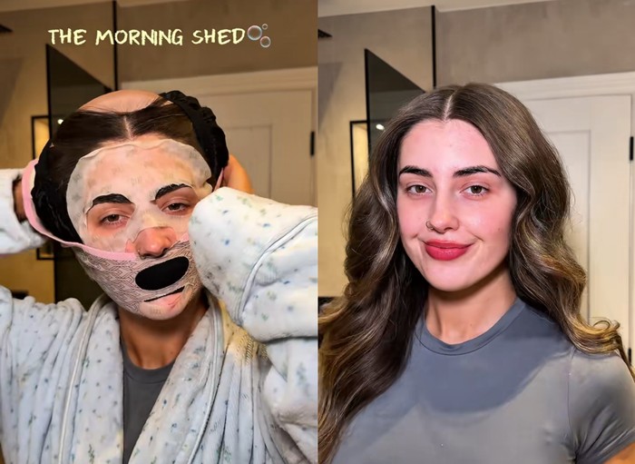 Tren Morning Shed viral di TikTok.