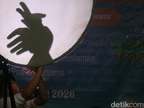 Trik Hand Shadow Bikin Pesantren Ramadan Lebih Seru