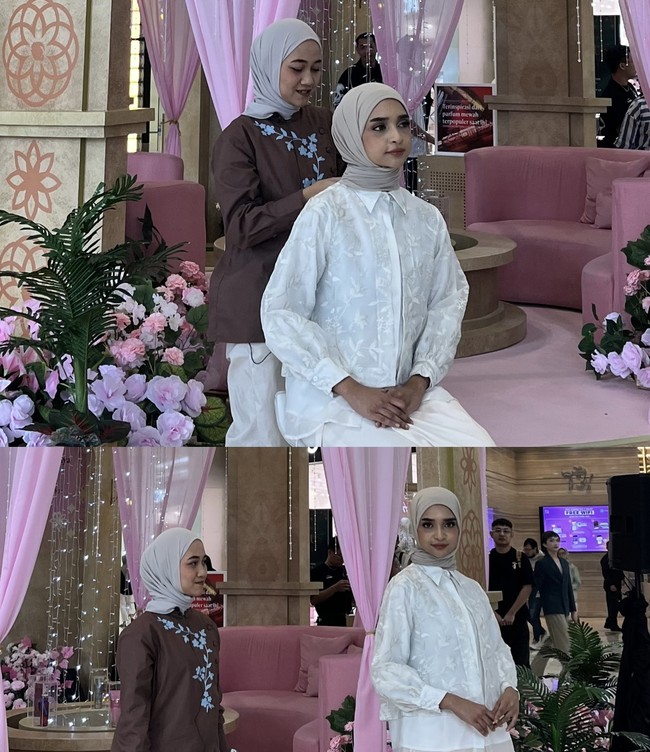 Tutorial hijab bisa kamu pakai untuk Lebaran.