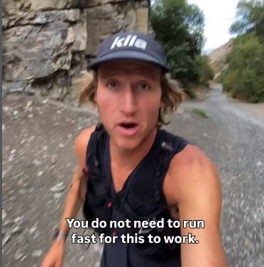 Seru! Pelari Ini Bikin Es Krim Sambil Trail Run 6 Km, Ini Hasilnya