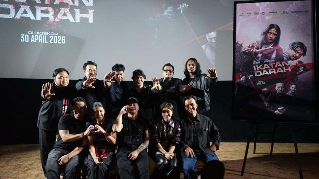 Iko Uwais dan Para Pemain Soal Produksi Film Action Ikatan Darah