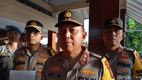 Kapolda NTB, Irjen Edy Murbowo di Lapangan Bhara Daksa Polda NTB, Kamis (12/3/2026). (Foto : Abdurrasyid Efendi/detikBali).