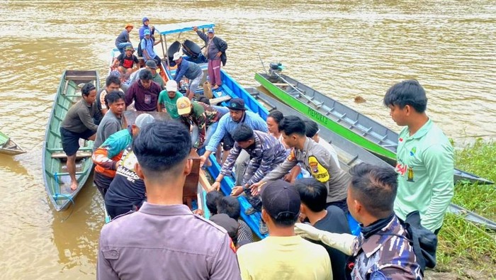 Korban perahu terbalik di Sungai Kayan Bulungan ditemukan tewas.