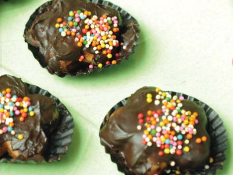 Kue Bunga Celup Coklat