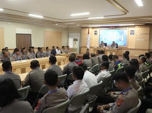 Polres Gianyar Gelar Latihan Jelang Operasi Pengamanan Lebaran 2026