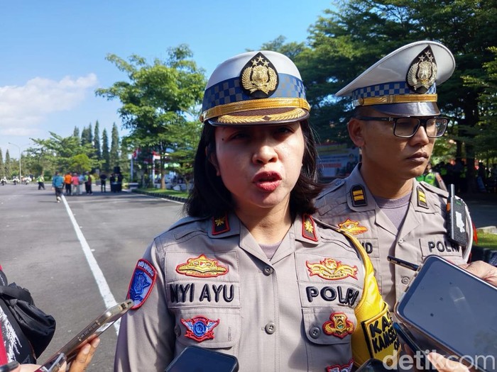 Kasat Lantas Polresta Magelang Kompol Nyi Ayu Fitria Facha, Kamis (12/3/2026).