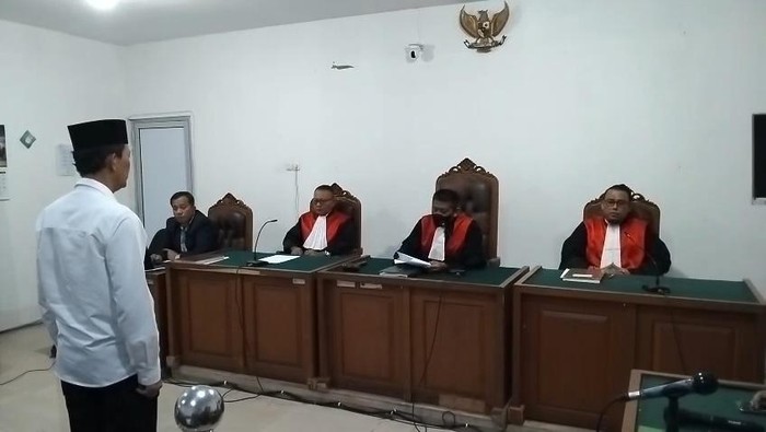 Mantan Wali Kota Palembang Harnojoyo jalani sidang vonis di Pengadilan Tipikor PN Palembang