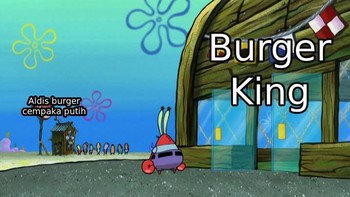 Yang lagi ngetren, Burger King entar dulu. Foto: Facebook/Teman-teman Bulu Burung