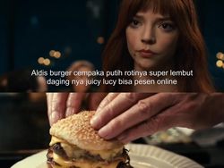 Meme Aldi Taher Spam Promosi Burgernya, Netizen Terngiang-ngiang