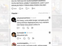 Meme Aldi Taher Spam Promosi Burgernya, Netizen Terngiang-ngiang