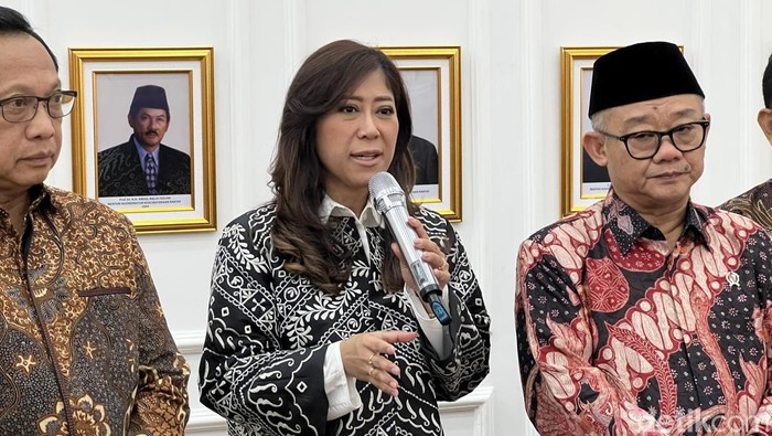 Menkomdigi Meutya Hafid. (Adhfar/detikcom)